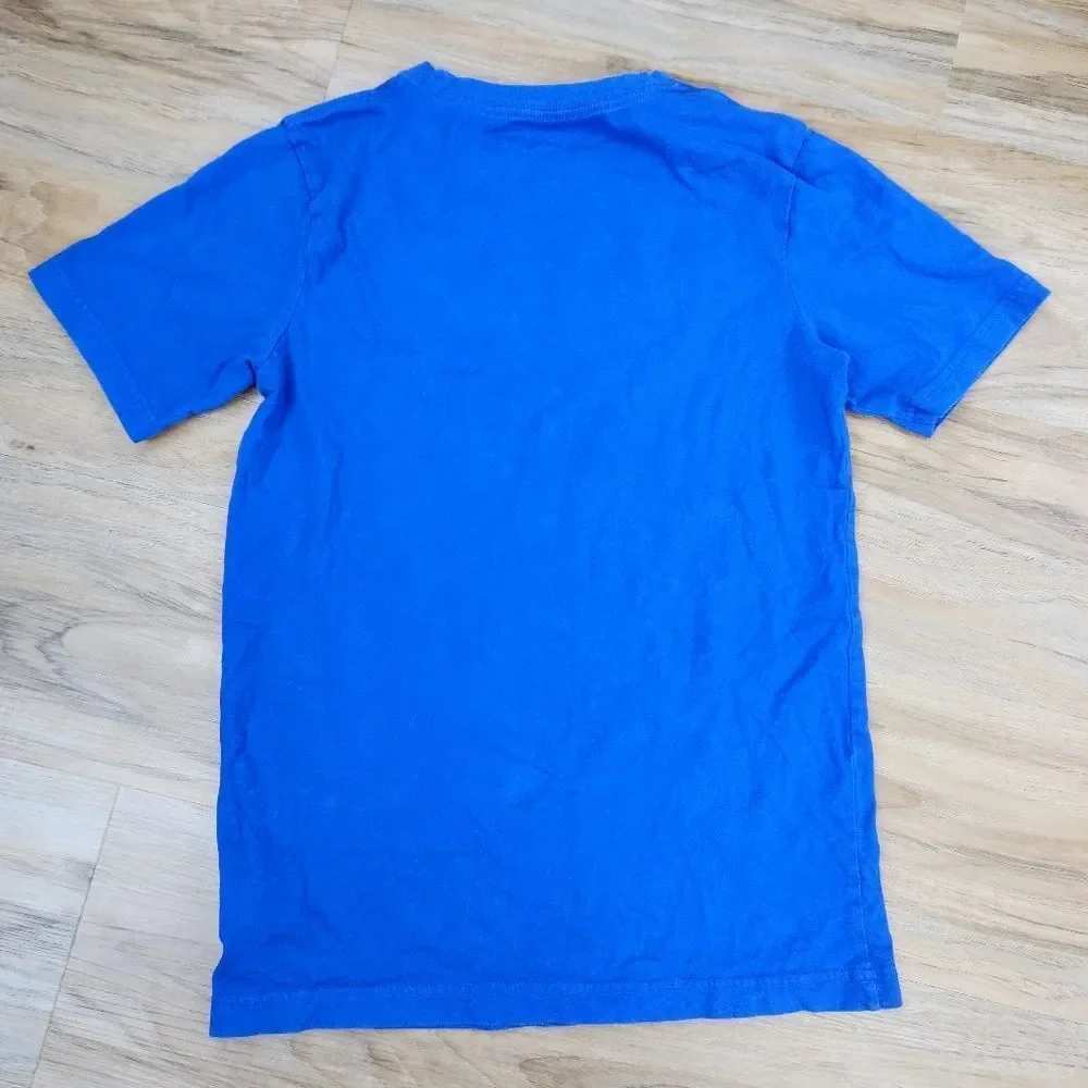 🔸️Levi's Prince Blue Classic Batwing Graphic Logo Short Sleeve Top Youth Large